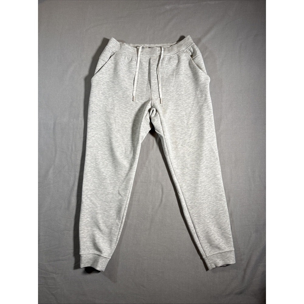 Lululemon Smooth Spacer Jogger Mens Large Gray Athleisur Training READ